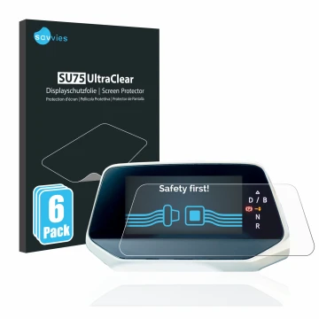 Parte frontale di una confezione del prodotto con il logo del marchio Savvies. Accanto è raffigurato il dispositivo Volkswagen