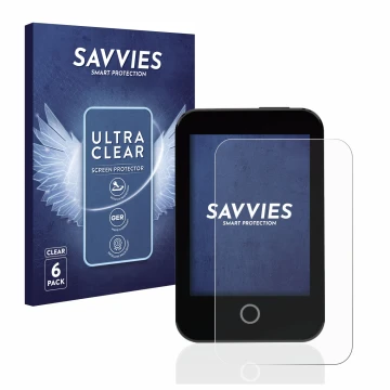 Parte frontale di una confezione del prodotto con il logo del marchio Savvies. Accanto è raffigurato il dispositivo Medtrum To