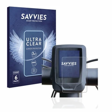 Parte frontale di una confezione del prodotto con il logo del marchio Savvies. Accanto è raffigurato il dispositivo Specialize