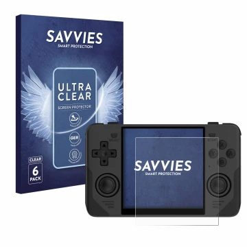 Parte frontale di una confezione del prodotto con il logo del marchio Savvies. Accanto è raffigurato il dispositivo Powkiddy R