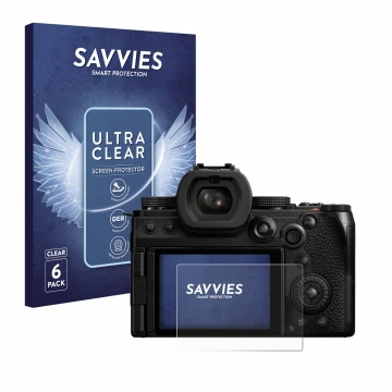 Parte frontale di una confezione del prodotto con il logo del marchio Savvies. Accanto è raffigurato il dispositivo Panasonic 