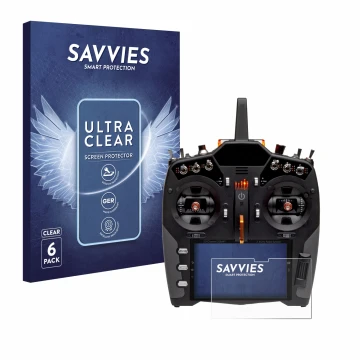 Parte frontale di una confezione del prodotto con il logo del marchio Savvies. Accanto è raffigurato il dispositivo Spektrum N