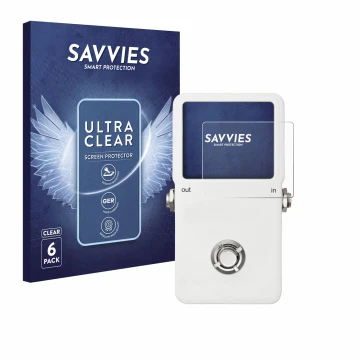 Parte frontale di una confezione del prodotto con il logo del marchio Savvies. Accanto è raffigurato il dispositivo TC Electro