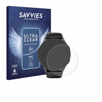 Parte frontale di una confezione del prodotto con il logo del marchio Savvies. Accanto è raffigurato il dispositivo Hama 8900 