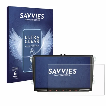 Parte frontale di una confezione del prodotto con il logo del marchio Savvies. Accanto è raffigurato il dispositivo Erisin ES8
