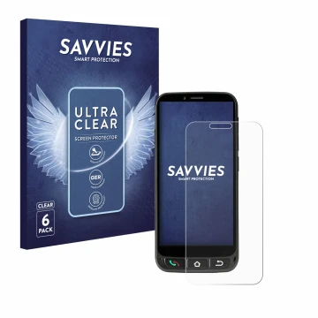 Parte frontale di una confezione del prodotto con il logo del marchio Savvies. Accanto è raffigurato il dispositivo SPC Zeus 4