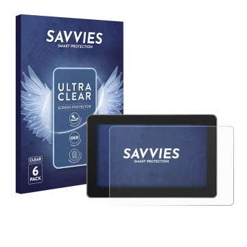 Parte frontale di una confezione del prodotto con il logo del marchio Savvies. Accanto è raffigurato il dispositivo SmallHD In