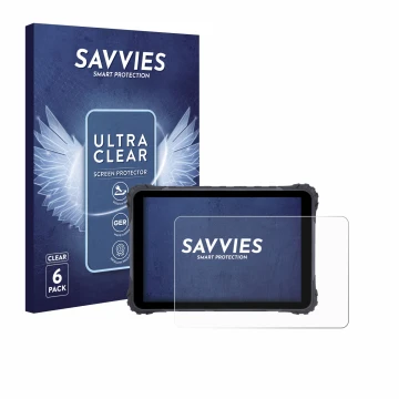 Parte frontale di una confezione del prodotto con il logo del marchio Savvies. Accanto è raffigurato il dispositivo Topicon MD