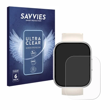 Parte frontale di una confezione del prodotto con il logo del marchio Savvies. Accanto è raffigurato il dispositivo Oukitel BT