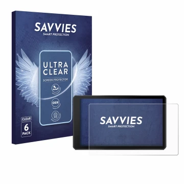 Parte frontale di una confezione del prodotto con il logo del marchio Savvies. Accanto è raffigurato il dispositivo Garmin Tre