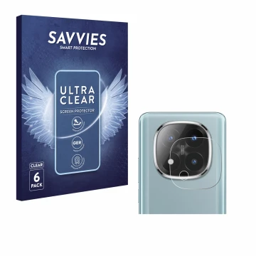 Parte frontale di una confezione del prodotto con il logo del marchio Savvies. Accanto è raffigurato il dispositivo Xiaomi Red