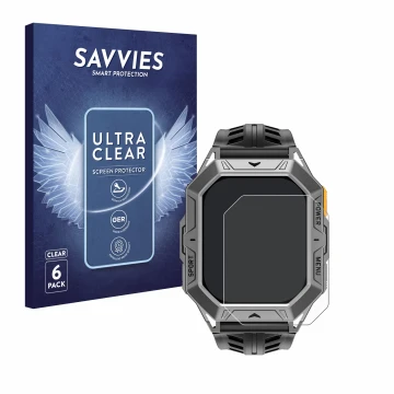 Parte frontale di una confezione del prodotto con il logo del marchio Savvies. Accanto è raffigurato il dispositivo Stahlgear 