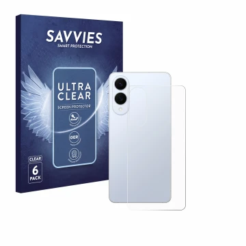 Parte frontale di una confezione del prodotto con il logo del marchio Savvies. Accanto è raffigurato il dispositivo Samsung Ga