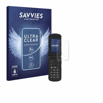 Parte frontale di una confezione del prodotto con il logo del marchio Savvies. Accanto è raffigurato il dispositivo AGM M10 co