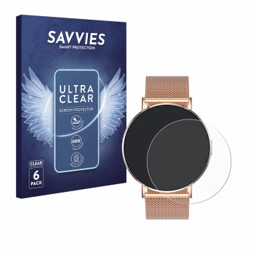 Parte frontale di una confezione del prodotto con il logo del marchio Savvies. Accanto è raffigurato il dispositivo Levowatch 