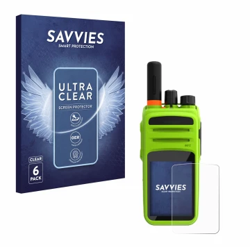 Parte frontale di una confezione del prodotto con il logo del marchio Savvies. Accanto è raffigurato il dispositivo Talkpod N5