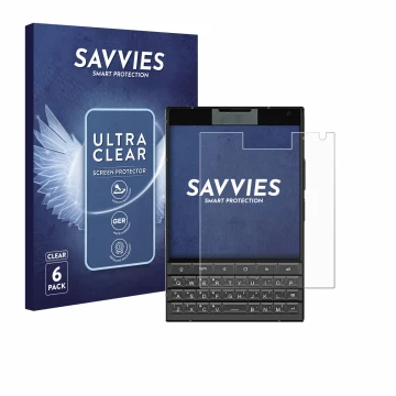 Parte frontale di una confezione del prodotto con il logo del marchio Savvies. Accanto è raffigurato il dispositivo Unihertz T
