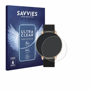 Parte frontale di una confezione del prodotto con il logo del marchio Savvies. Accanto è raffigurato il dispositivo Aimiuvei S