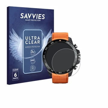 Parte frontale di una confezione del prodotto con il logo del marchio Savvies. Accanto è raffigurato il dispositivo Xiaomi Mib