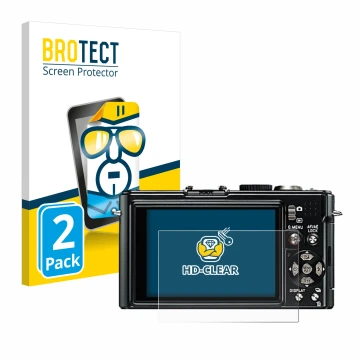 Parte frontale di una confezione del prodotto con il logo del marchio BROTECT. Accanto è raffigurato il dispositivo Leica D-Lu