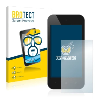 Parte frontale di una confezione del prodotto con il logo del marchio BROTECT. Accanto è raffigurato il dispositivo con la rel