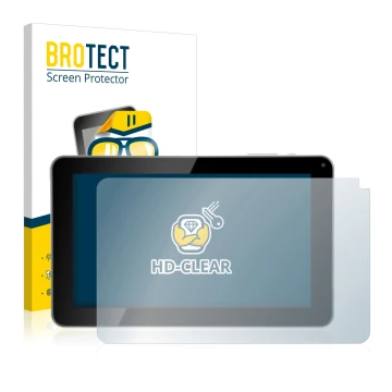 Parte frontale di una confezione del prodotto con il logo del marchio BROTECT. Accanto è raffigurato il dispositivo Kliver Kli