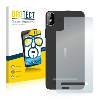 Parte frontale di una confezione del prodotto con il logo del marchio BROTECT. Accanto è raffigurato il dispositivo Kodak IM5 