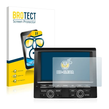 Parte frontale di una confezione del prodotto con il logo del marchio BROTECT. Accanto è raffigurato il dispositivo Porsche PC