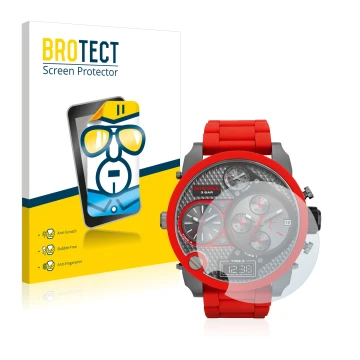 Parte frontale di una confezione del prodotto con il logo del marchio BROTECT. Accanto è raffigurato il dispositivo Diesel DZ7