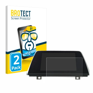 Parte frontale di una confezione del prodotto con il logo del marchio BROTECT. Accanto è raffigurato il dispositivo BMW Profes