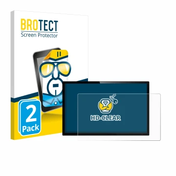 Parte frontale di una confezione del prodotto con il logo del marchio BROTECT. Accanto è raffigurato il dispositivo con la rel