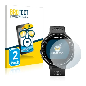 Parte frontale di una confezione del prodotto con il logo del marchio BROTECT. Accanto è raffigurato il dispositivo Garmin For