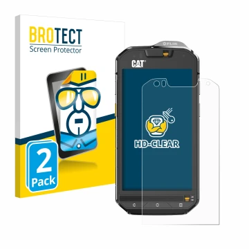Parte frontale di una confezione del prodotto con il logo del marchio BROTECT. Accanto è raffigurato il dispositivo Caterpilla