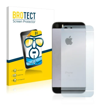 Parte frontale di una confezione del prodotto con il logo del marchio BROTECT. Accanto è raffigurato il dispositivo Apple iPho