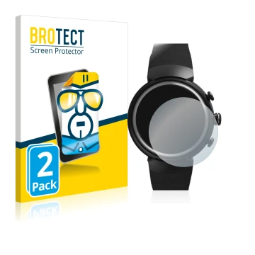 Parte frontale di una confezione del prodotto con il logo del marchio BROTECT. Accanto è raffigurato il dispositivo ASUS ZenWa