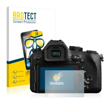 Parte frontale di una confezione del prodotto con il logo del marchio BROTECT. Accanto è raffigurato il dispositivo Panasonic 