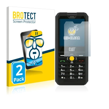 Parte frontale di una confezione del prodotto con il logo del marchio BROTECT. Accanto è raffigurato il dispositivo Caterpilla