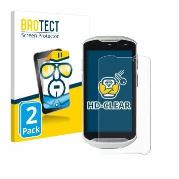 Parte frontale di una confezione del prodotto con il logo del marchio BROTECT. Accanto è raffigurato il dispositivo Zebra TC51