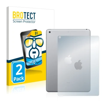Parte frontale di una confezione del prodotto con il logo del marchio BROTECT. Accanto è raffigurato il dispositivo Apple iPad