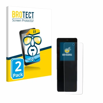 Parte frontale di una confezione del prodotto con il logo del marchio BROTECT. Accanto è raffigurato il dispositivo Stromer ST