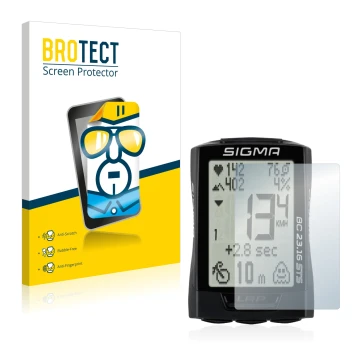 Parte frontale di una confezione del prodotto con il logo del marchio BROTECT. Accanto è raffigurato il dispositivo Sigma BC 2