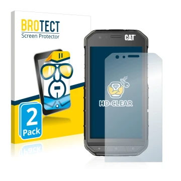 Parte frontale di una confezione del prodotto con il logo del marchio BROTECT. Accanto è raffigurato il dispositivo Caterpilla