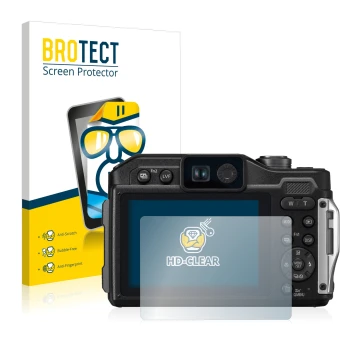Parte frontale di una confezione del prodotto con il logo del marchio BROTECT. Accanto è raffigurato il dispositivo Panasonic 