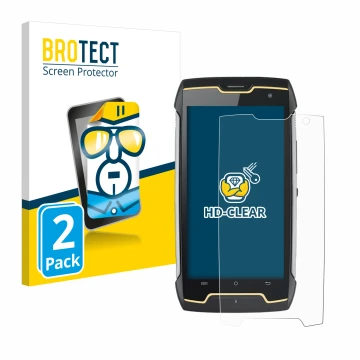 Parte frontale di una confezione del prodotto con il logo del marchio BROTECT. Accanto è raffigurato il dispositivo Cubot King