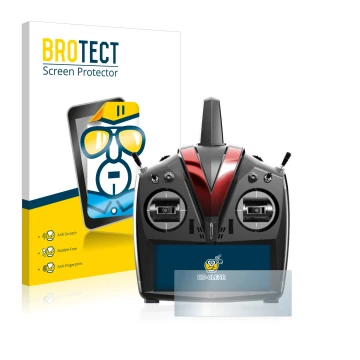 Parte frontale di una confezione del prodotto con il logo del marchio BROTECT. Accanto è raffigurato il dispositivo VBar Contr