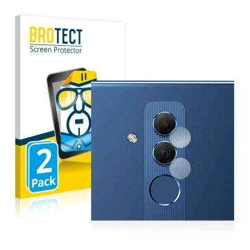 Parte frontale di una confezione del prodotto con il logo del marchio BROTECT. Accanto è raffigurato il dispositivo Huawei Mat
