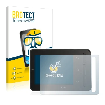 Parte frontale di una confezione del prodotto con il logo del marchio BROTECT. Accanto è raffigurato il dispositivo ISDT BG-8S