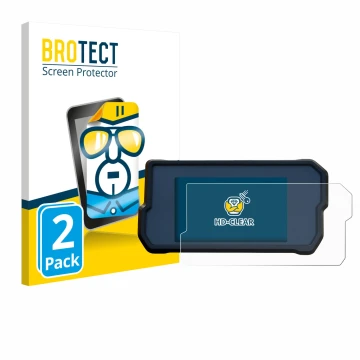 Parte frontale di una confezione del prodotto con il logo del marchio BROTECT. Accanto è raffigurato il dispositivo KTM 390 Du