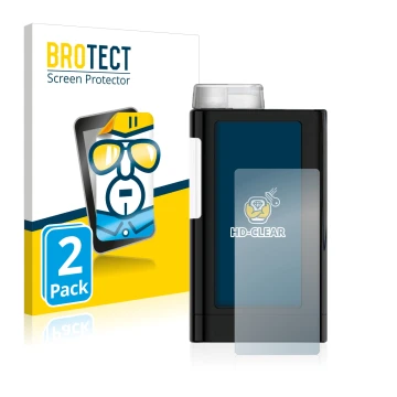 Parte frontale di una confezione del prodotto con il logo del marchio BROTECT. Accanto è raffigurato il dispositivo Mylife Yps