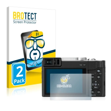 Parte frontale di una confezione del prodotto con il logo del marchio BROTECT. Accanto è raffigurato il dispositivo Panasonic 